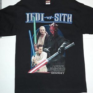 Star Wars Episode 1, Jedi vs. Sith Rare T Shirt, Large, New Cond. Ships FREE